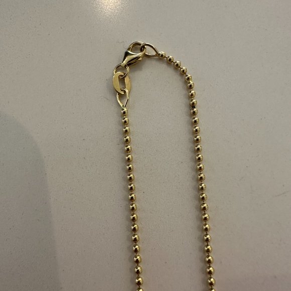 14k ball chain 16” necklace - Picture 4 of 6
